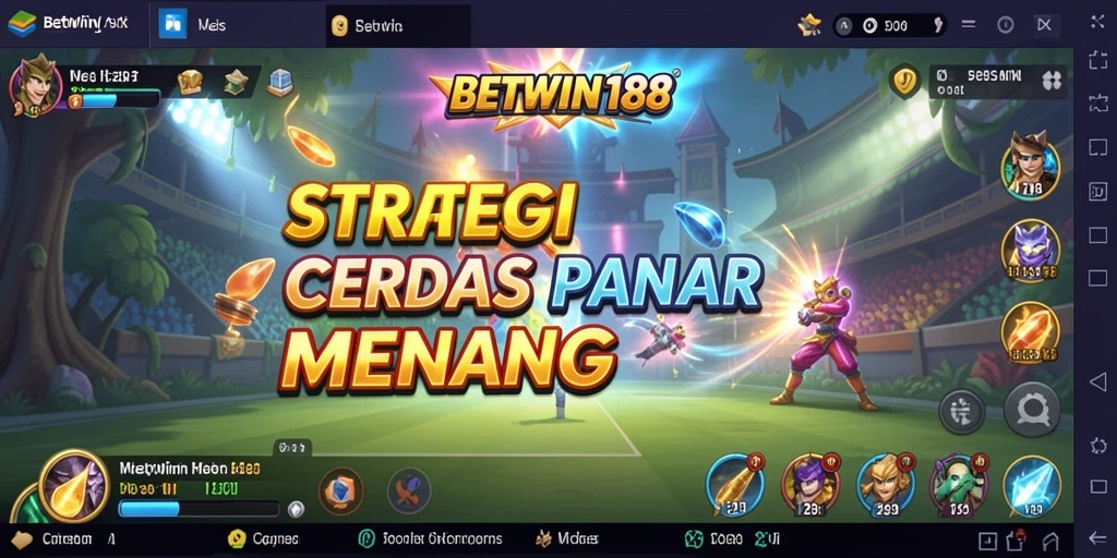 Tampilan strategi mendalam dalam permainan BETWIN188.