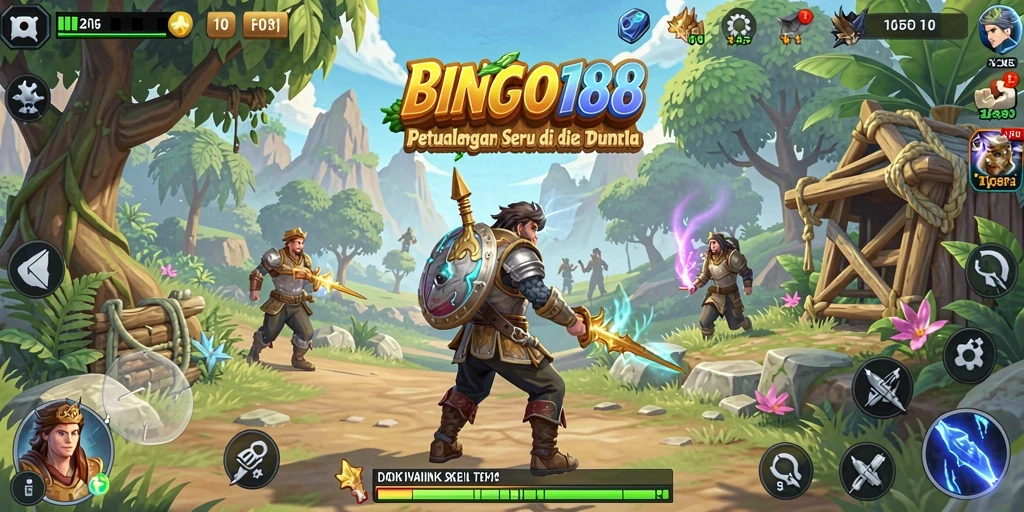 Tangkapan layar BINGO188 menampilkan keindahan dunia terbuka yang kaya.