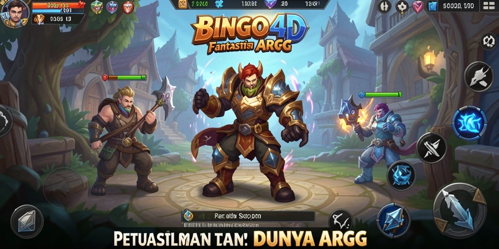 Tampilan gameplay BINGO4D yang menakjubkan dan aksi seru.