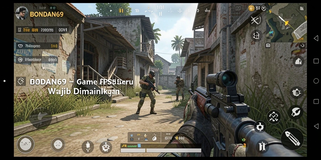 Screenshot gameplay BONDAN69 yang menampilkan aksi tempur seru.
