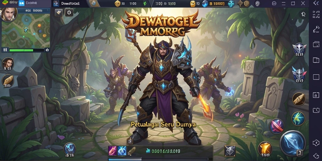 Tampilan gameplay DEWATOGEL yang menarik dan imersif.