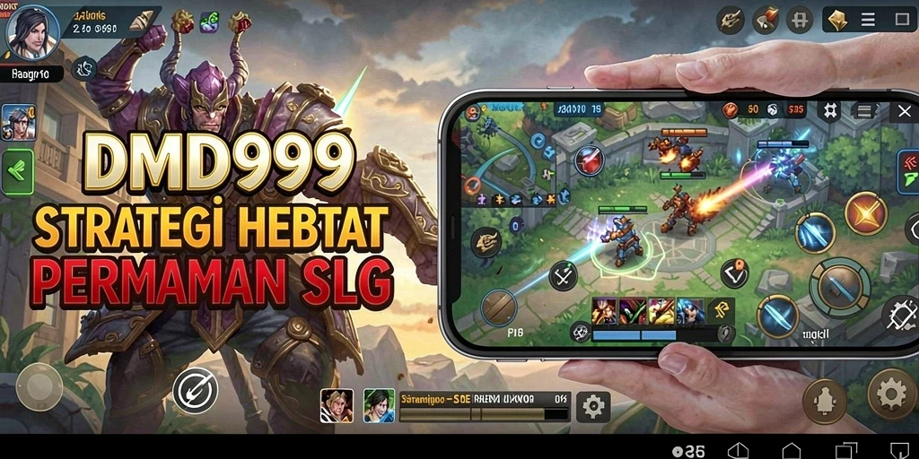 Tampilan gameplay DMD999 yang menyajikan strategi SLG.