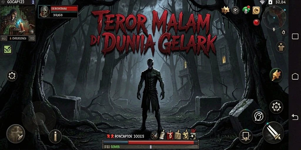Tampilan gameplay GOCAP123 yang menegangkan di dunia Horror.