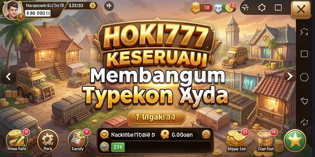 Tampilan gameplay HOKI777 yang menunjukkan pengelolaan bisnis.
