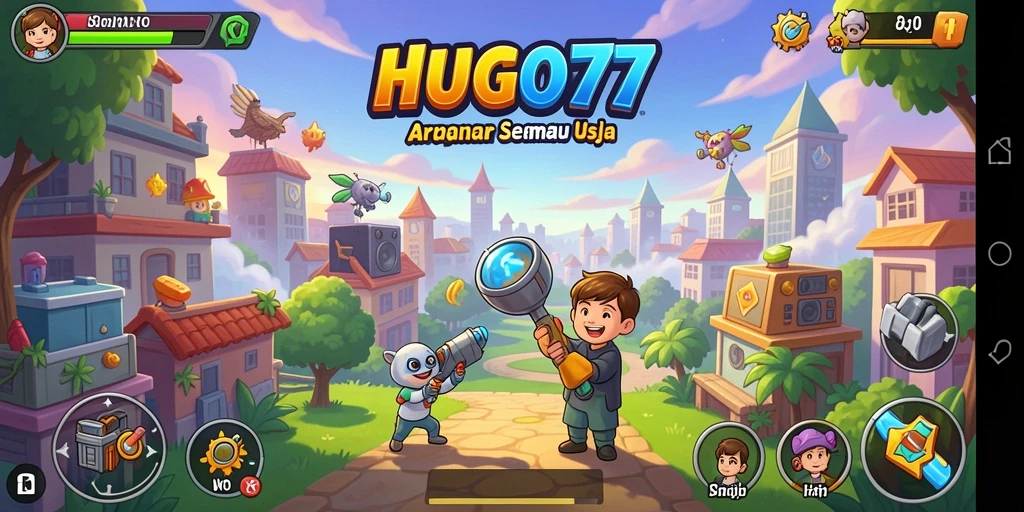 Screenshot gameplay HUGO77 menampilkan aksi seru dan tantangan menarik.
