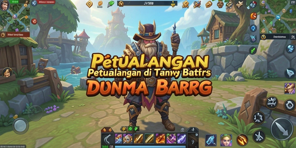 Tangkapan layar gameplay epik JVS88 di dunia MMORPG.