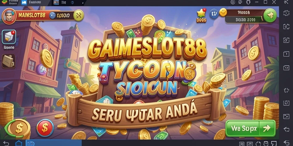 Tampilan gameplay Tycoon MAINSLOT88 dengan grafis yang menarik.