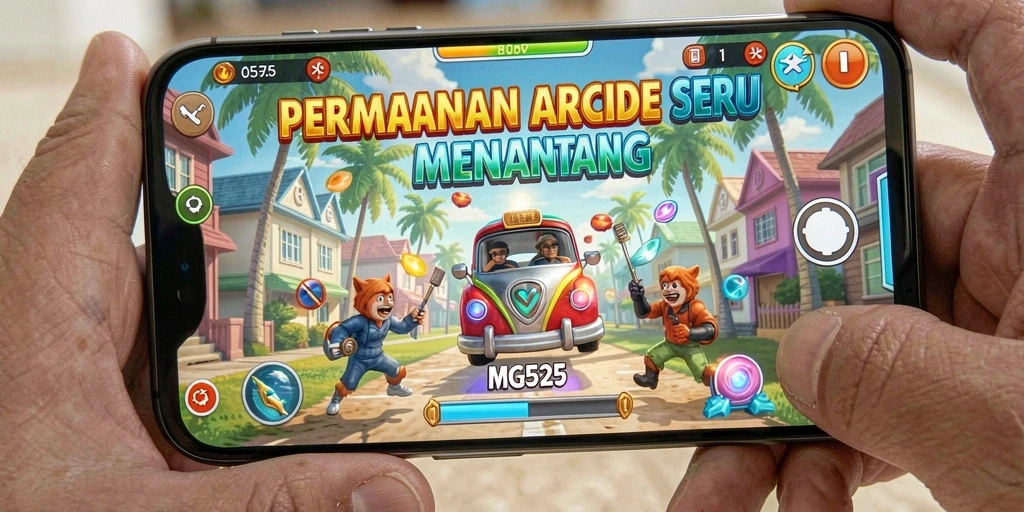 Tampilan seru gameplay MG525 dengan berbagai rintangan menarik.