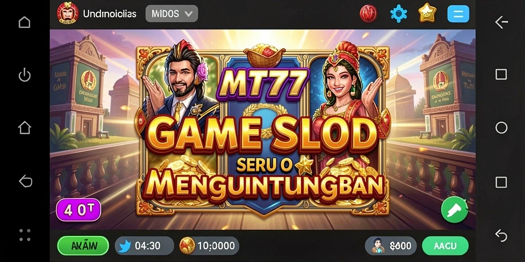 Tampilan menarik dari gameplay Slot MT777 yang seru dan menantang.