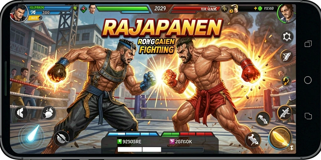 Tampilan seru dari gameplay RAJAPANEN yang memikat.