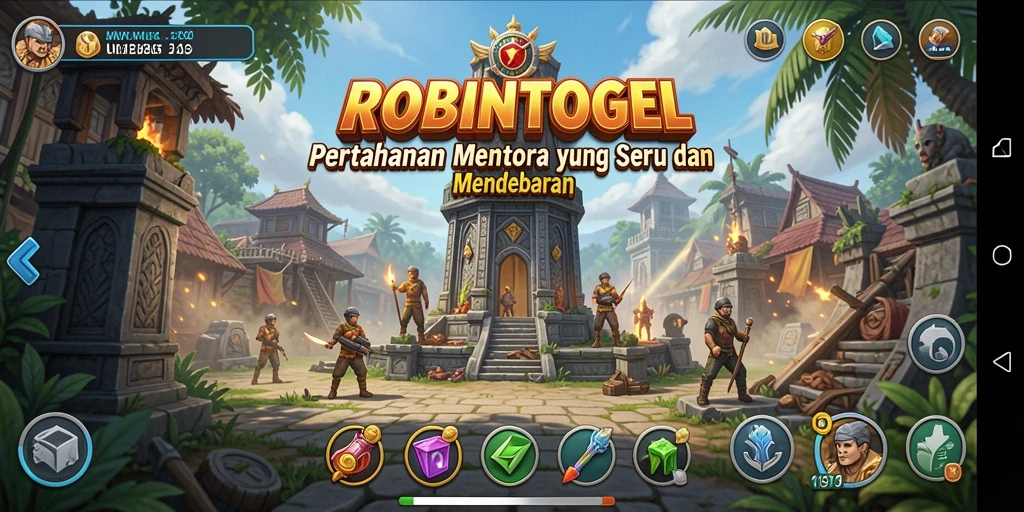 Tampilan permainan ROBINTOGEL yang menegangkan dan seru.