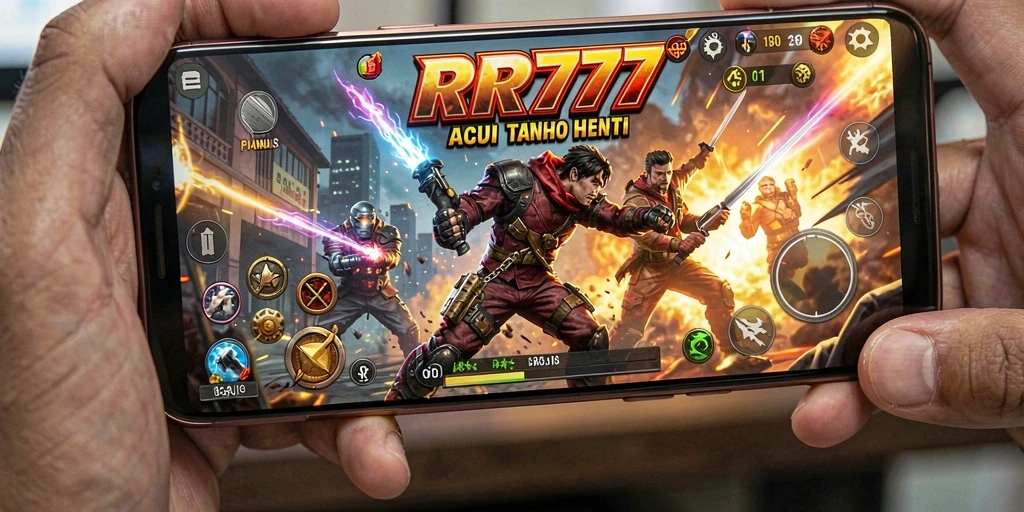 Screenshot gameplay RR777 yang menampilkan aksi pertarungan mendebarkan.