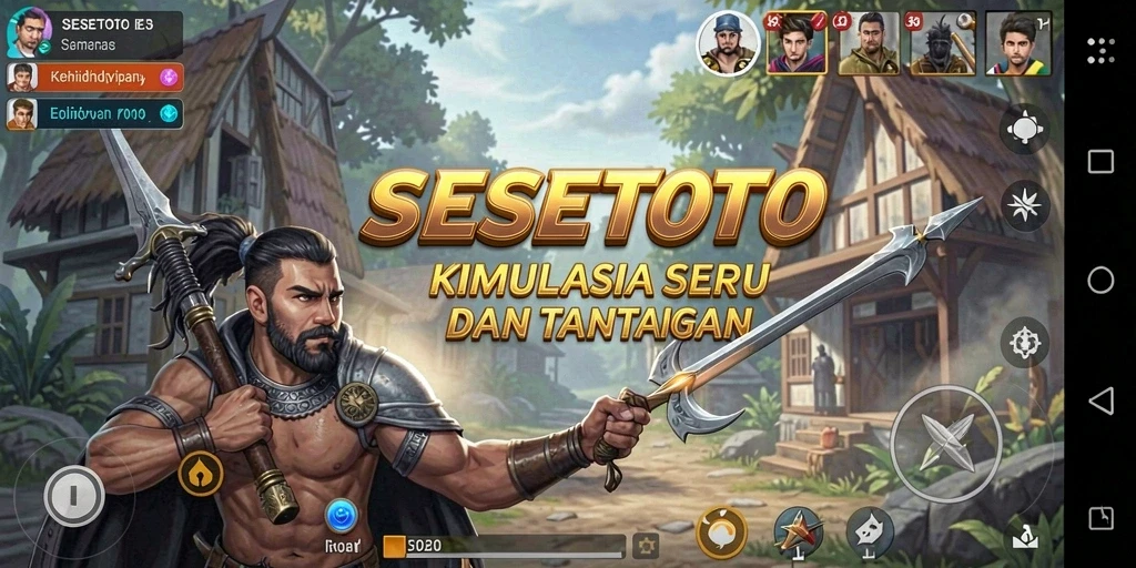 Screenshot SESETOTO menampilkan gameplay hidup dan interaksi karakter yang menarik.
