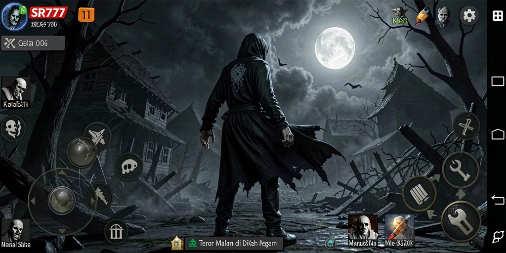 Gameplay SR777 yang menyeramkan dan menegangkan.