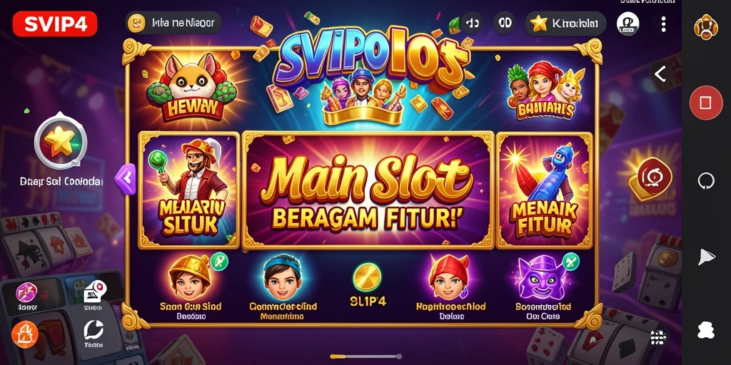 Gameplay menarik dari SVIP4 dengan beragam tema slot.