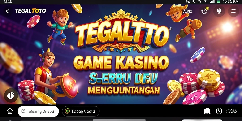 Tampilan gameplay menakjubkan dalam TEGALTOTO.