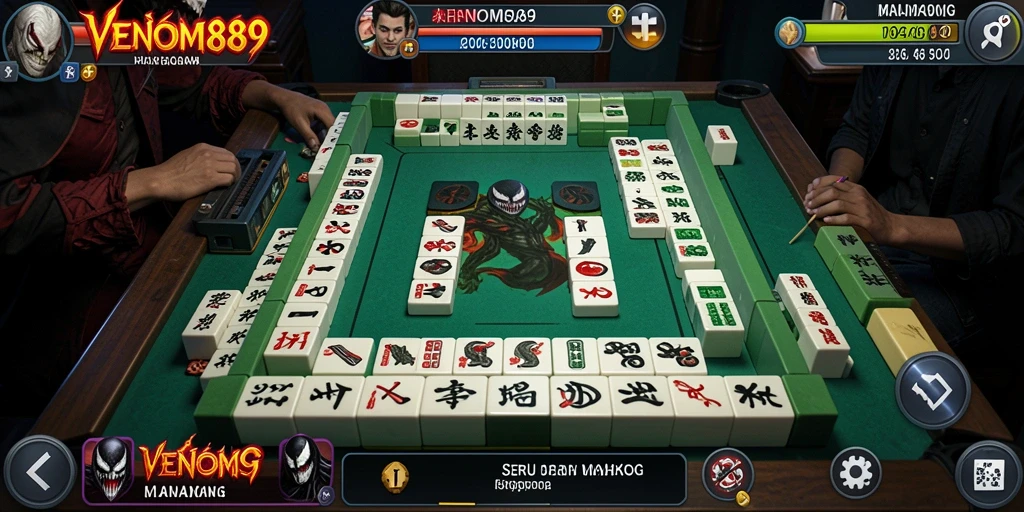 Tampilan seru gameplay Mahjong di VENOM889.